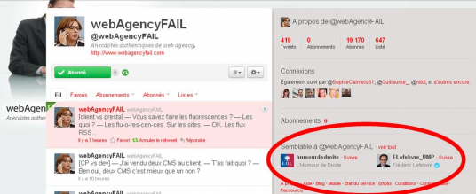 Recommandations Twitter fort A Propos