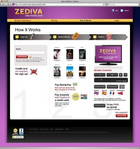 Zediva - Latest VoD for $1 !